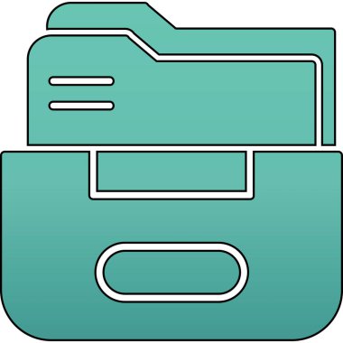 Dosya. Web simgesi basit illüstrasyon