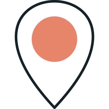 Yer düz vektör simgesi