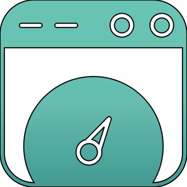 Eşsiz Pusula Vektör Satırı Simgesi