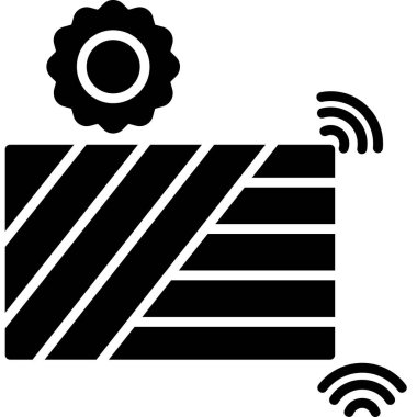 araba motoru simgesi vektör illüstrasyonu