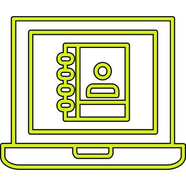 akıllı telefon ve kitap içeren dizüstü bilgisayar