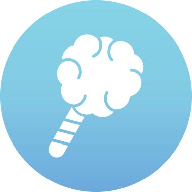 Benzersiz Şeker Vektörü Kabartma Simgesi