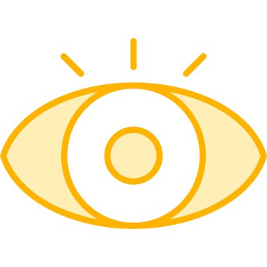 Göz düzlüğü vektör illüstrasyonu