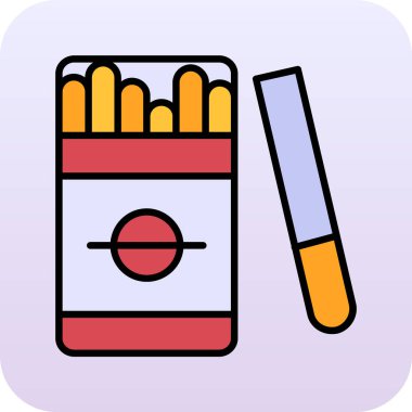 Bir kalem simgesinin vektör illüstrasyonu