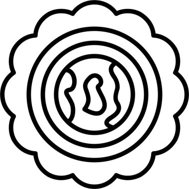 çiçek simgesi vektör illüstrasyonu