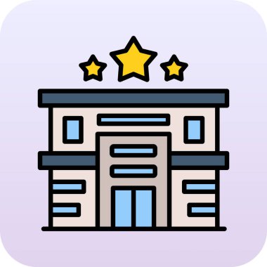 vektör renk çizgisi simgesi oluşturuluyor