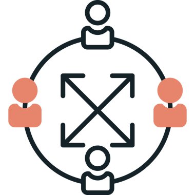 Seo simgesinin vektör illüstrasyonu