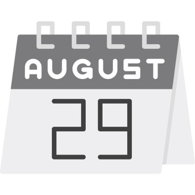 Takvim simgesi tasarımı, vektör illüstrasyonu