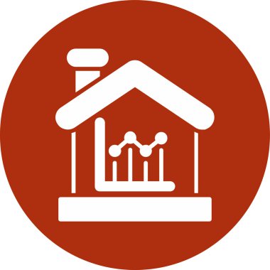 Ev. Web simgesi basit illüstrasyon