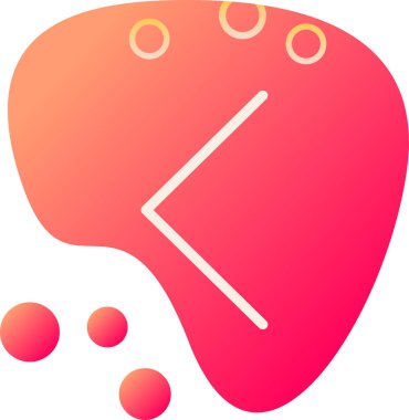 Saat. Web simgesi basit illüstrasyon