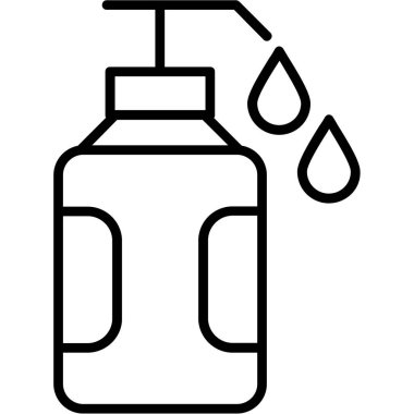 Su şişesi simgesi, basit stil