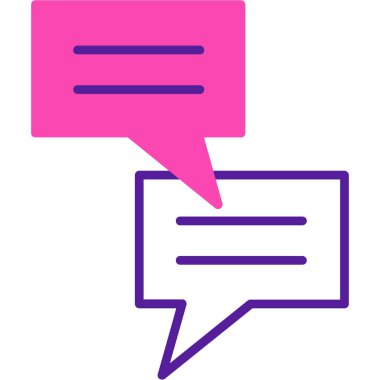 ileti ikonu vektör illüstrasyonu