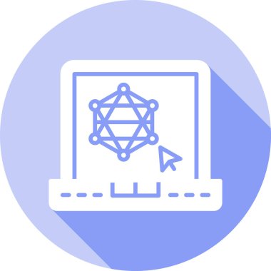 Web tasarım simgesi, vektör illüstrasyonu