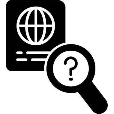 Arama simgesi. Web için basit bir arama vektör simgesi çizimi