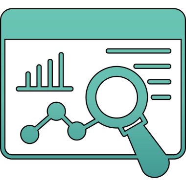 İş simgesinin vektör illüstrasyonu