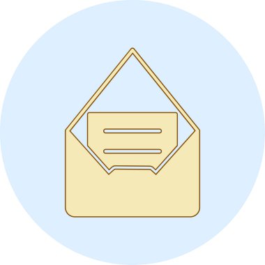 beyaz arkaplanda e-posta zarfı