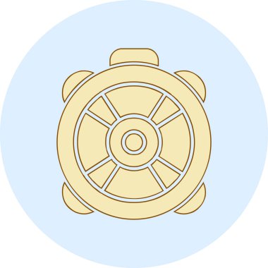 tekerlek vektör simgesi modern basit illüstrasyon