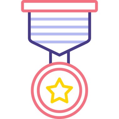 Madalya. Web simgesi basit tasarım