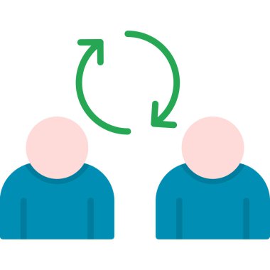 İş ve finans simgesinin vektör çizimi, düzenlenebilir vuruş