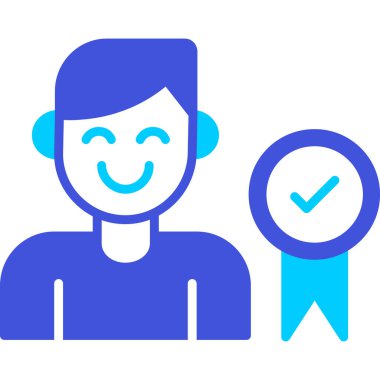 Çizgi biçimi olarak işaret simgesine sahip çocuk