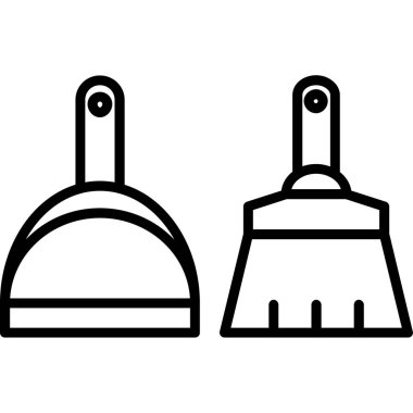 Temizlik hizmeti vektör simgesi