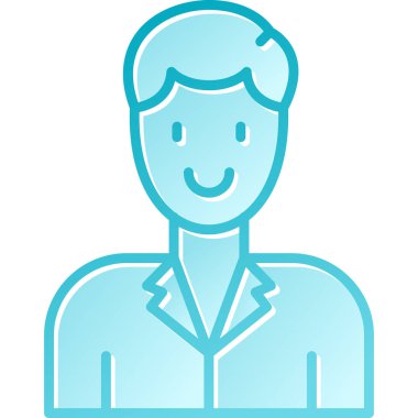 Mavi kurdeleli iş adamı.