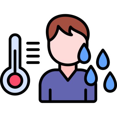 su damlası simgesi, vektör illüstrasyonu