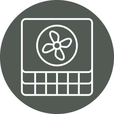 Çiçek ikonu. vektör illüstrasyonu