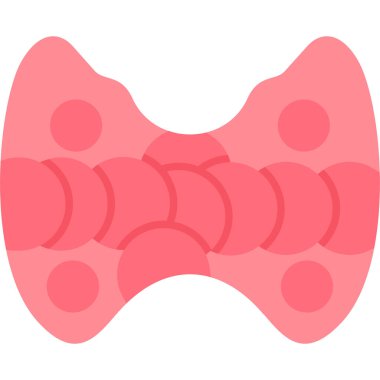 Kırmızı ve beyaz renk simgesinin vektör çizimi