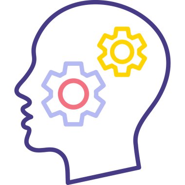 beyin vitesi vektör simgesi