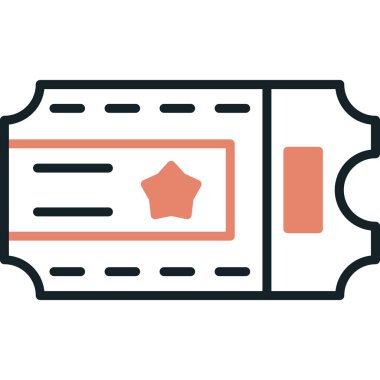 İndirim etiketi fiyat simgesi doldurulmuş ana hatlar biçiminde