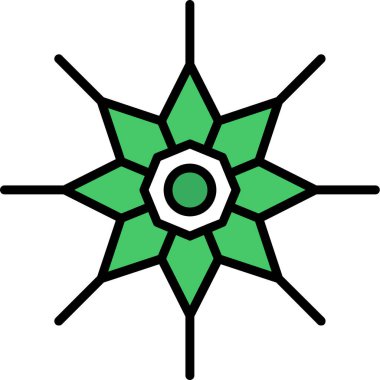 Eşsiz Pusula Vektör Satırı Simgesi