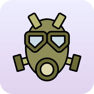 Gaz Maskesi. Web simgesi