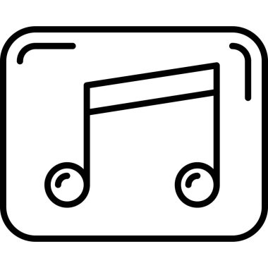 müzik notası vektör simgesi kolayca düzenleyebilir ya da değiştirebilir