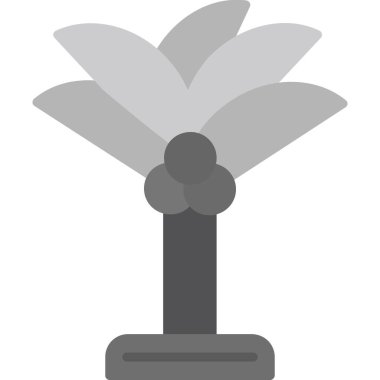 vektör bitki simgesi, basit web illüstrasyonu