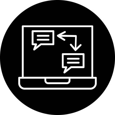 bilgisayar simgesi vektör illüstrasyonu