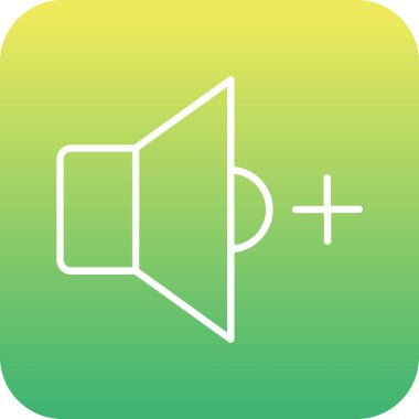 hoparlör simgesi, vektör illüstrasyonu, tasarım