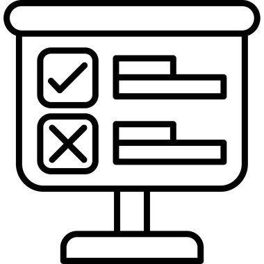 Veri analiz simgesi, vektör illüstrasyonu