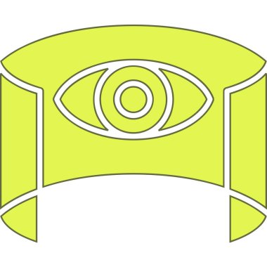 Göz simgesi vektör illüstrasyonu