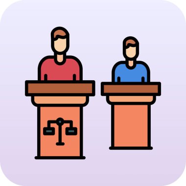 Kiliseye. Web simgesi basit illüstrasyon