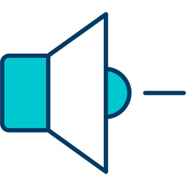 ses simgesi, vektör illüstrasyonu