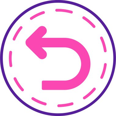 Ok. Web simgesi basit illüstrasyon