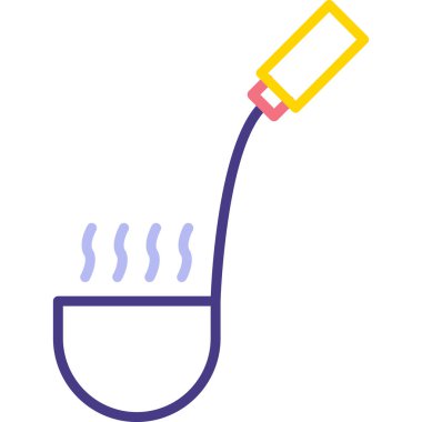 Yangın hortumu simgesi vektör çizimi