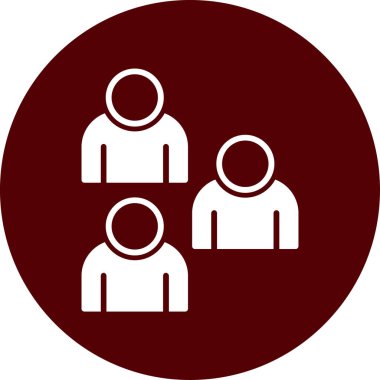 iş insanları simge illüstrasyon vektörü