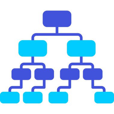 hiyerarşi grafik vektör araç çubuğu simgesi