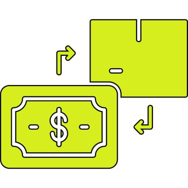 para simgesi belirlenmiş vektör