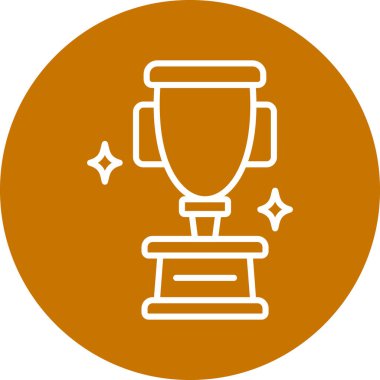 kupa simgesi vektör illüstrasyonu