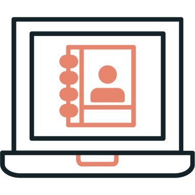 bilgisayar simgesi vektör illüstrasyonu