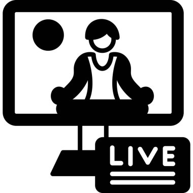 canlı yayın simgesi, özet biçimi