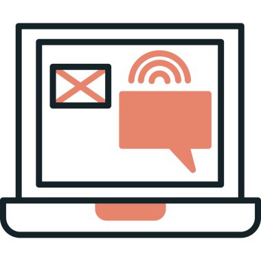 E-posta renkli vektör simgesi